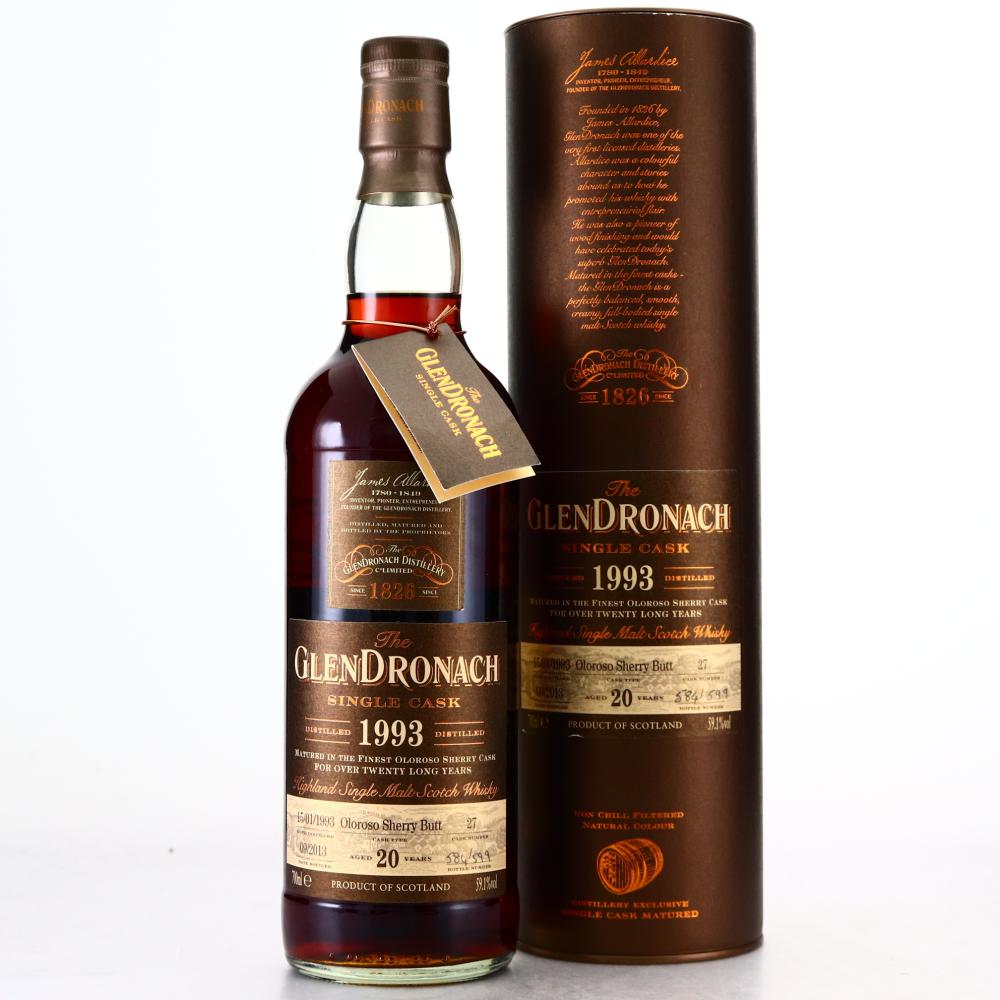Glendronach 1993 Single Oloroso Cask 20 Year Old #27
