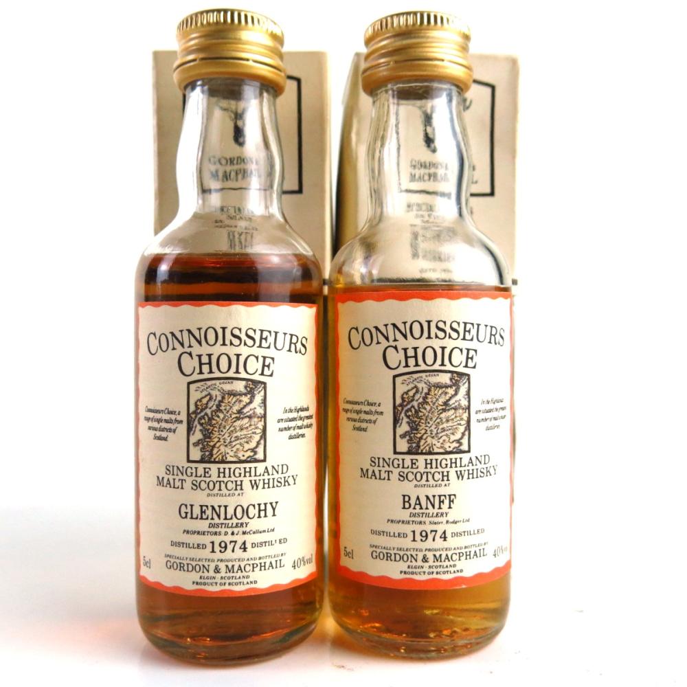Closed Highland Distilleries Gordon and MacPhail Miniatures 2 x 5cl