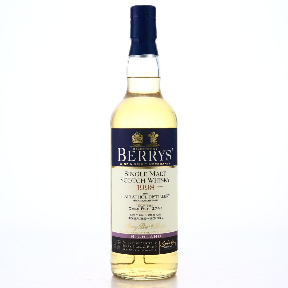 Blair Athol 1998 Berry Brothers & Rudd 13 Year Old