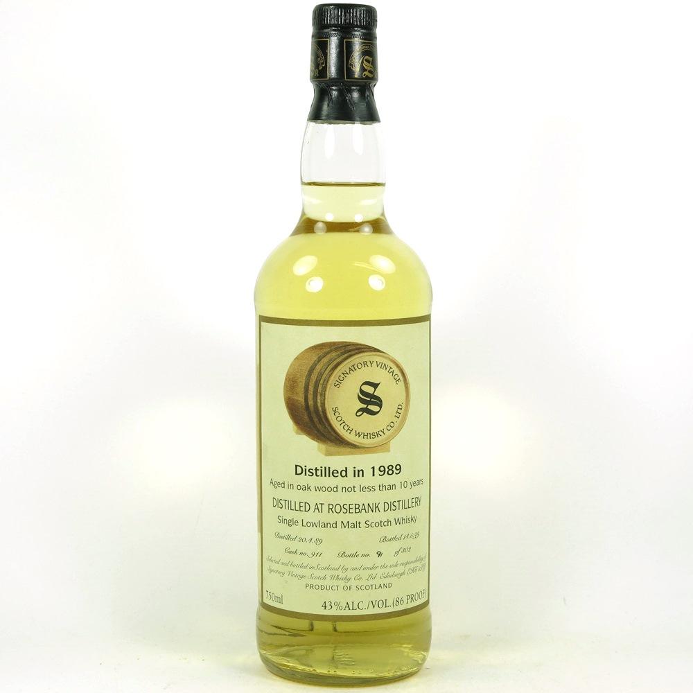 Rosebank 1989 Signatory Vintage 10 Year Old / US Import