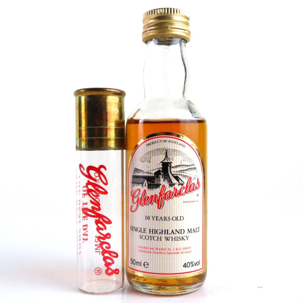 Glenfarclas Best Shot Of The Day / 10 Year Old 5cl and Cartridge Flask