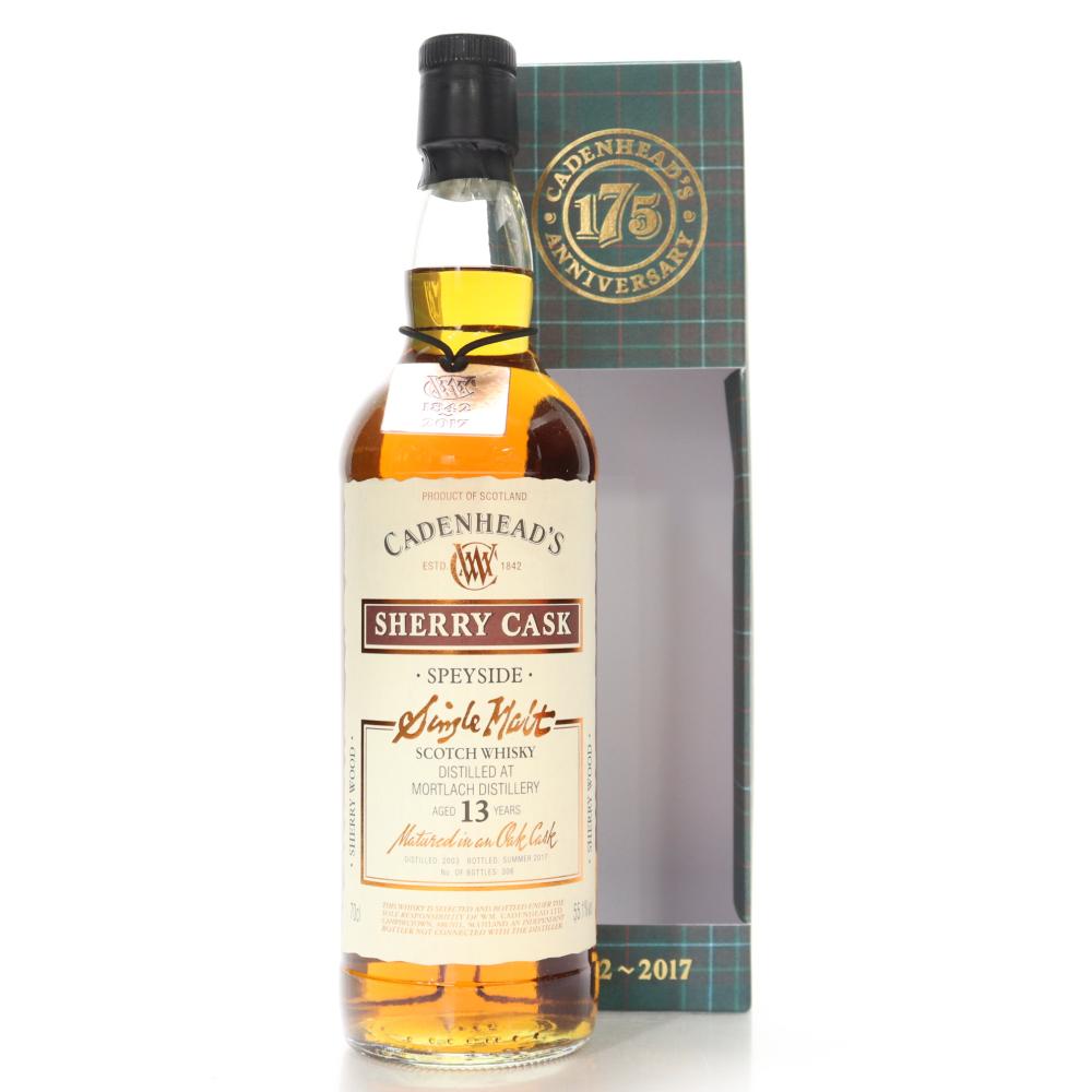 Mortlach 2003 Cadenhead's 13 Year Old Sherry Cask