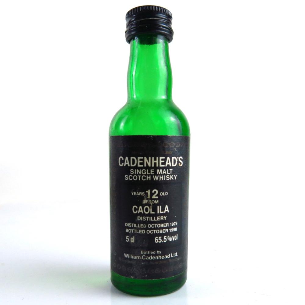 Caol Ila 1978 Cadenhead's 12 Year Old Cask Strength 5cl