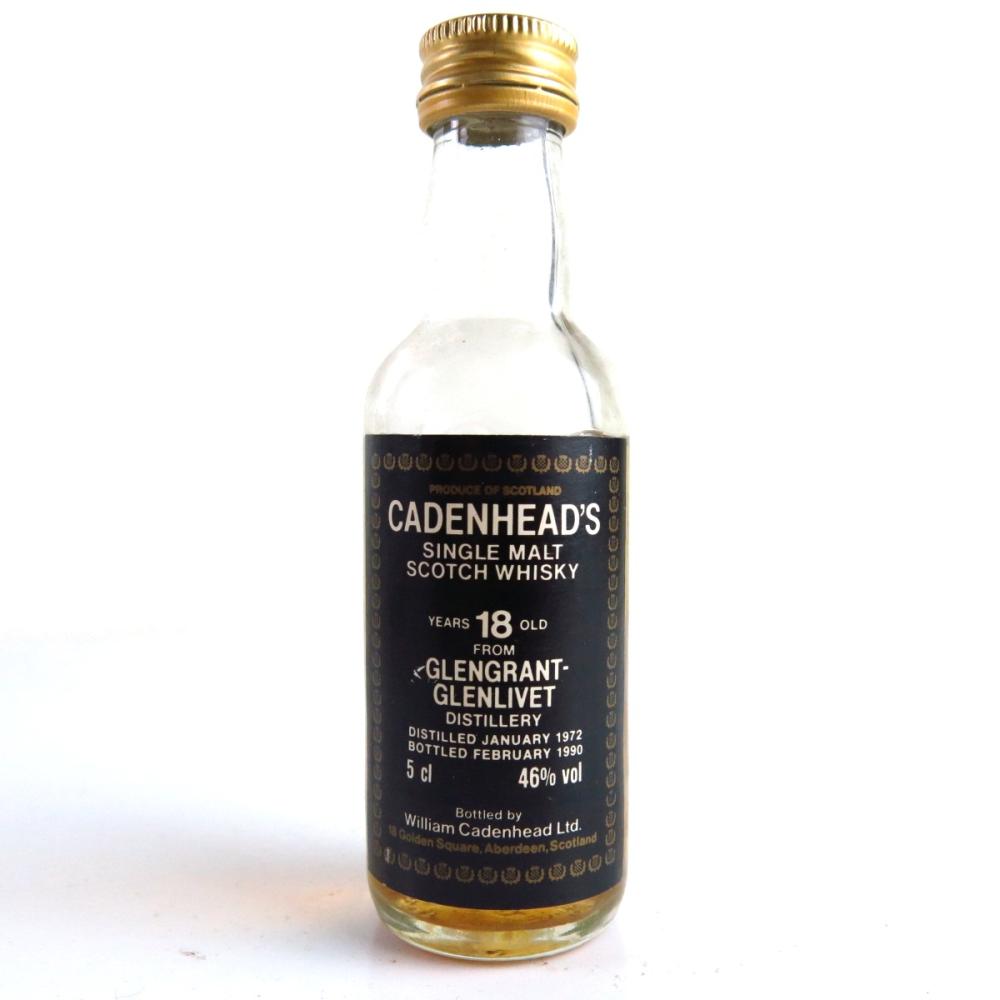 Glen Grant 1972 Cadenhead's 18 Year Old 5cl
