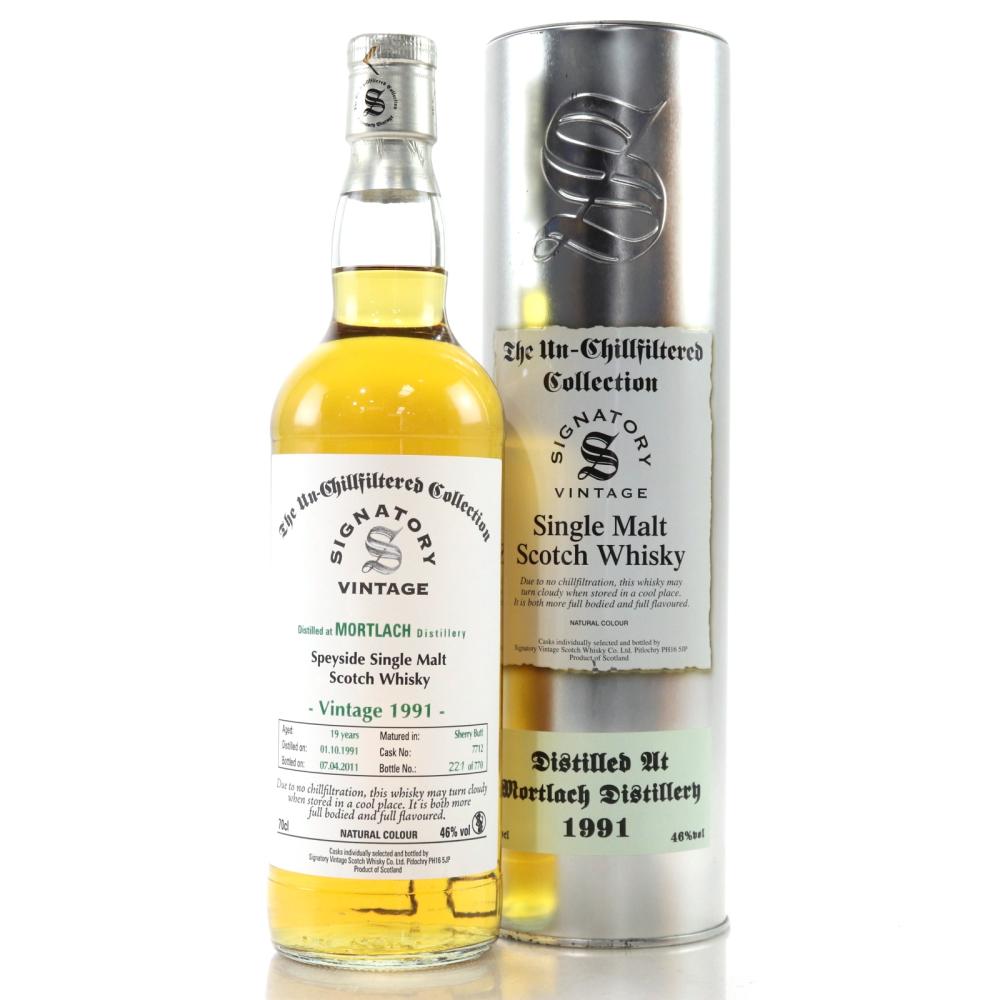 Mortlach 1991 Signatory Vintage 19 Year Old