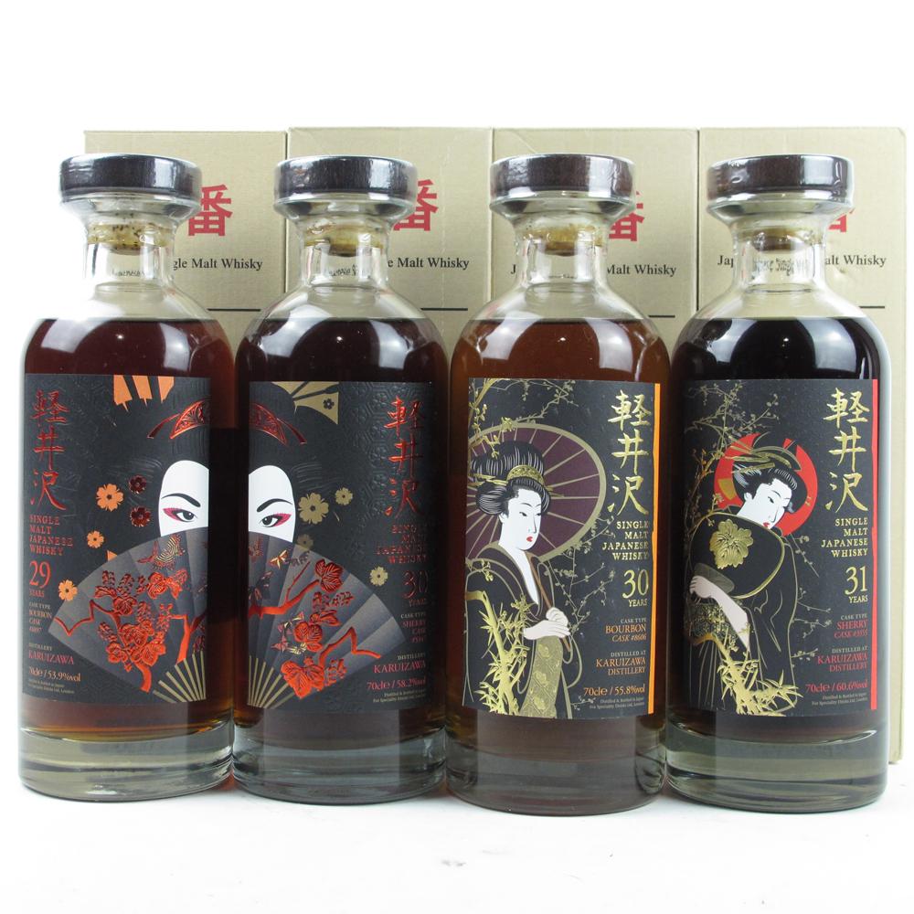 Karuizawa Geisha Collection TWE Single Casks 4 x 70cl / #3555, #8606, #5347 and #8897