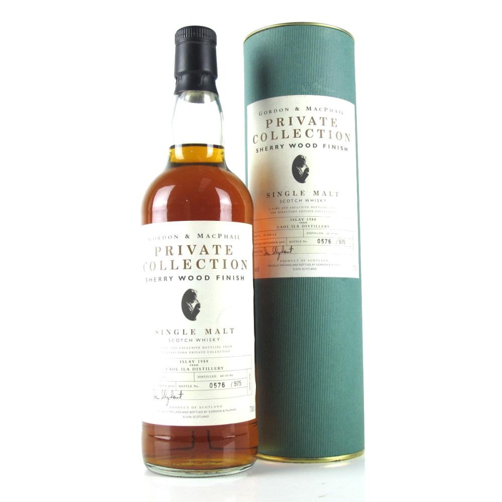 Caol Ila 1988 Gordon and MacPhail Sherry Wood Finish