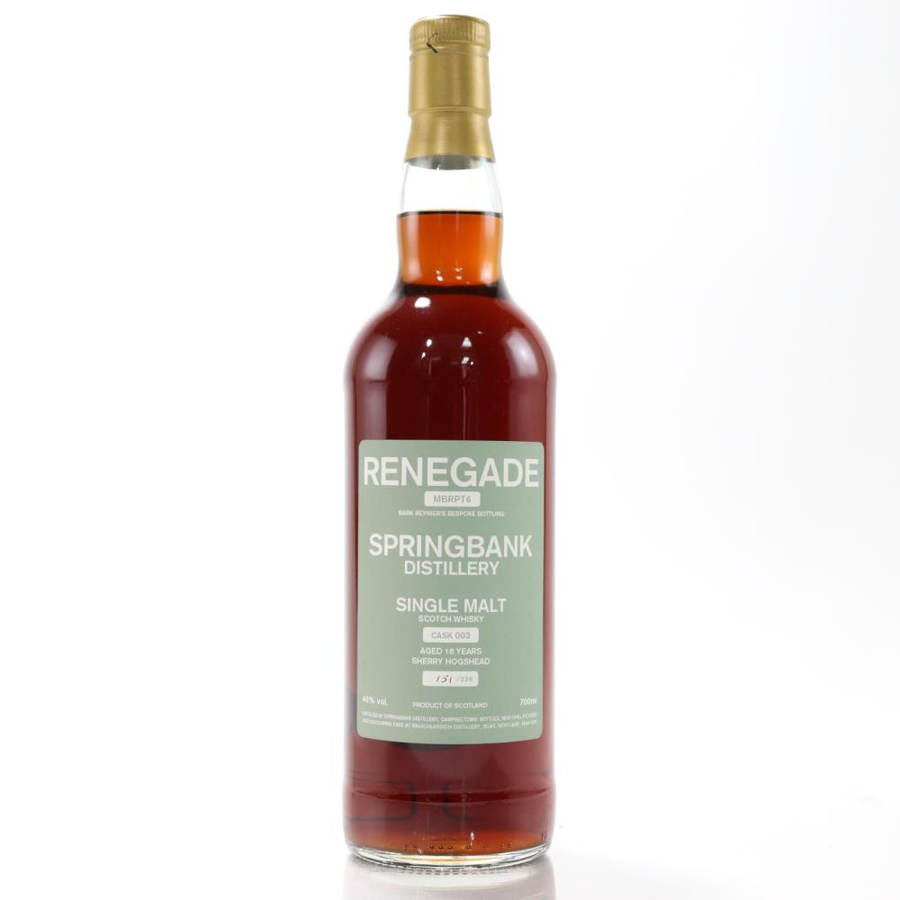Springbank Renegade 18 Year Old MBRPT6