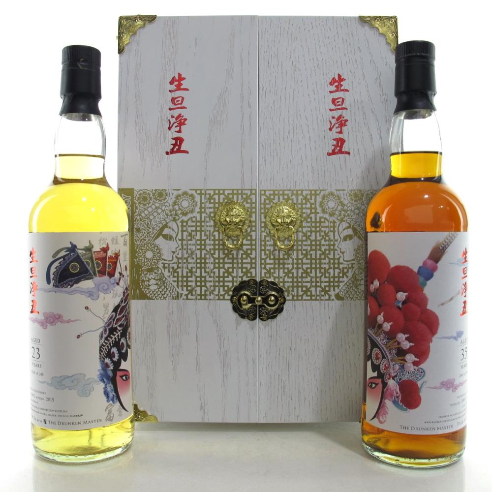 The Drunken Master Blended Malt Whisky Agency / Art Taiwan - Beijing Opera Facial Masks 2 x 70cl