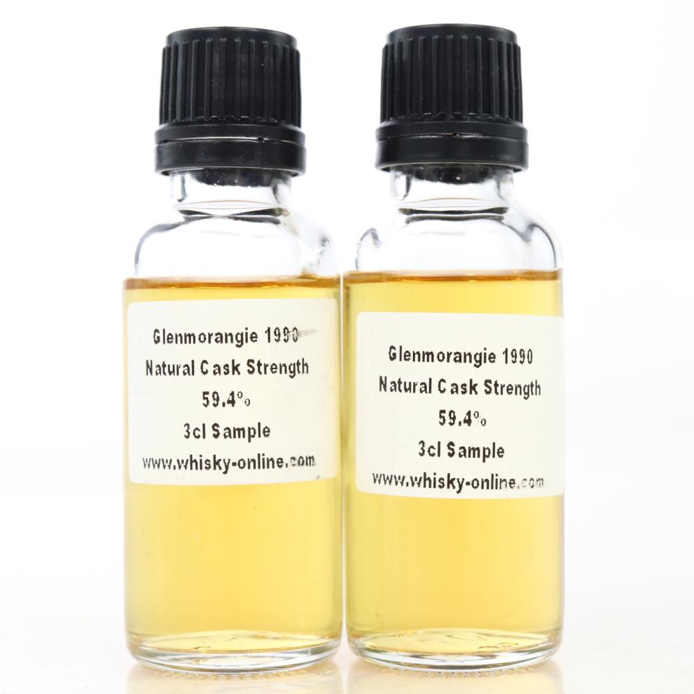 Glenmorangie 1990 Cask Strength Sample / 2 x 3cl