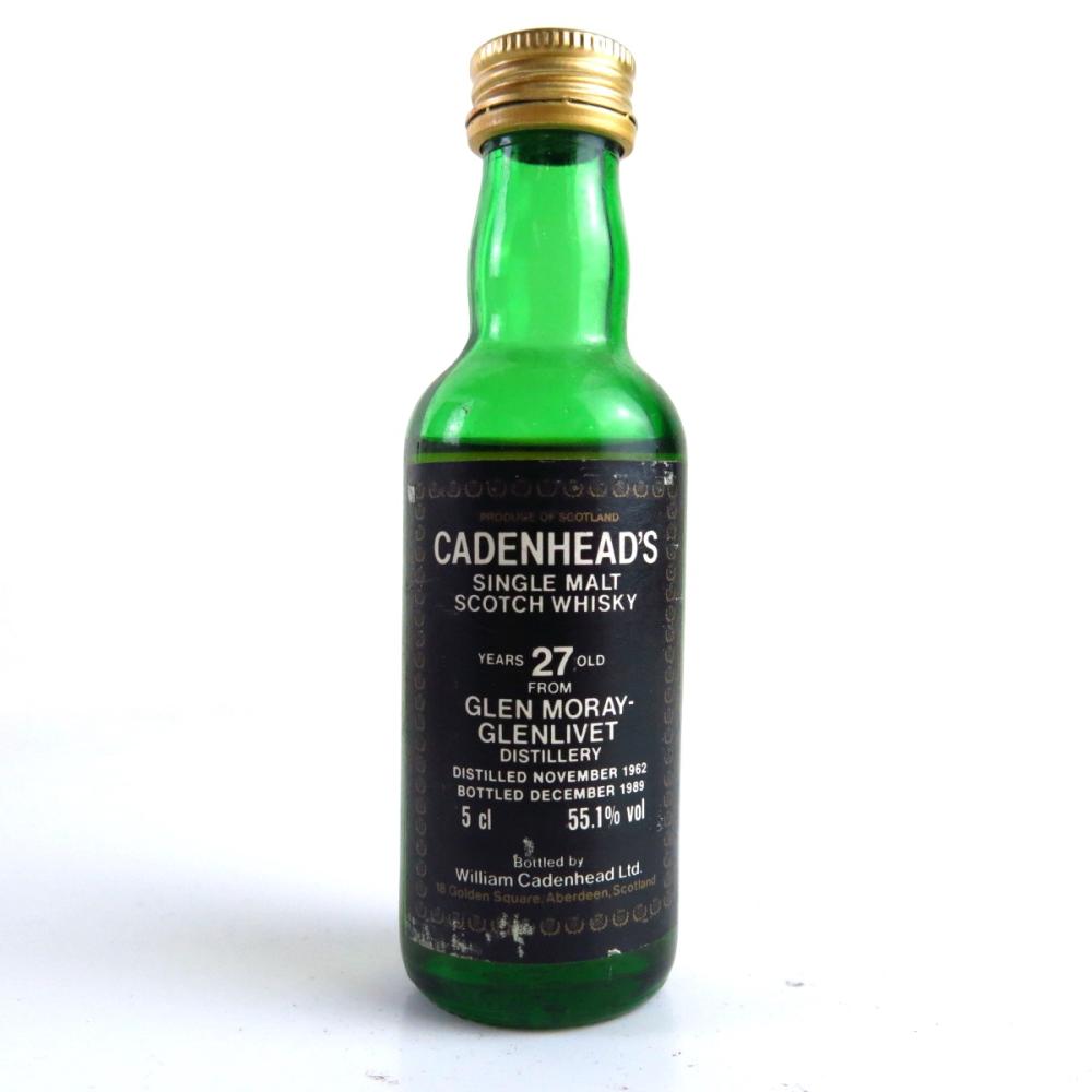 Glen Moray 1962 Cadenhead's 27 Year Old 5cl