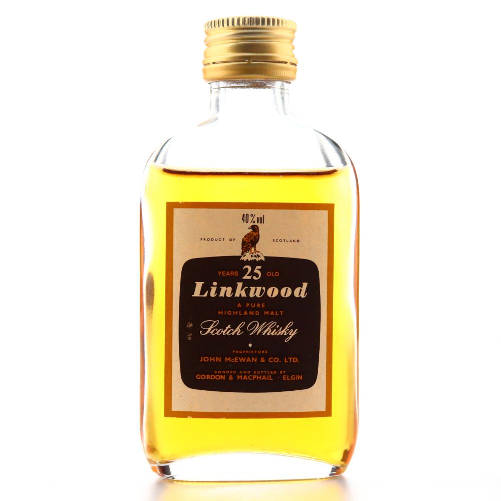 Linkwood 25 Year Old Gordon and MacPhail Miniature 1980s