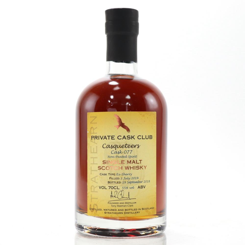 Strathearn 2014 Private Cask Club #77 / Casqueteers