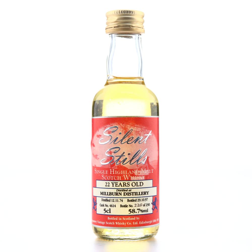 Millburn 1974 Signatory Vintage 22 Year Old Miniature / Silent Stills