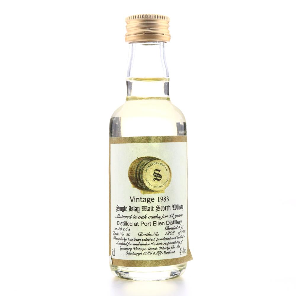 Port Ellen 1983 Signatory Vintage 14 Year Old Miniature​ 