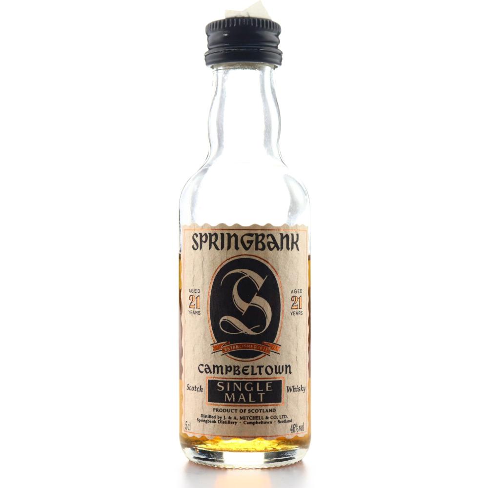 Springbank 21 Year Old Miniature 