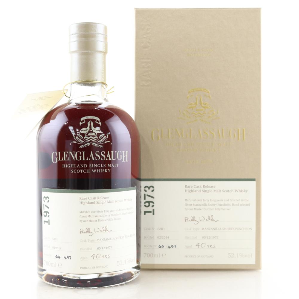 Glenglassaugh 1973 Single Manzanilla Cask 40 Year Old