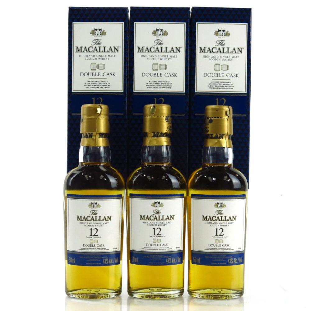 Macallan 12 Year Old Double Cask Miniature 3 x 5cl / US Import