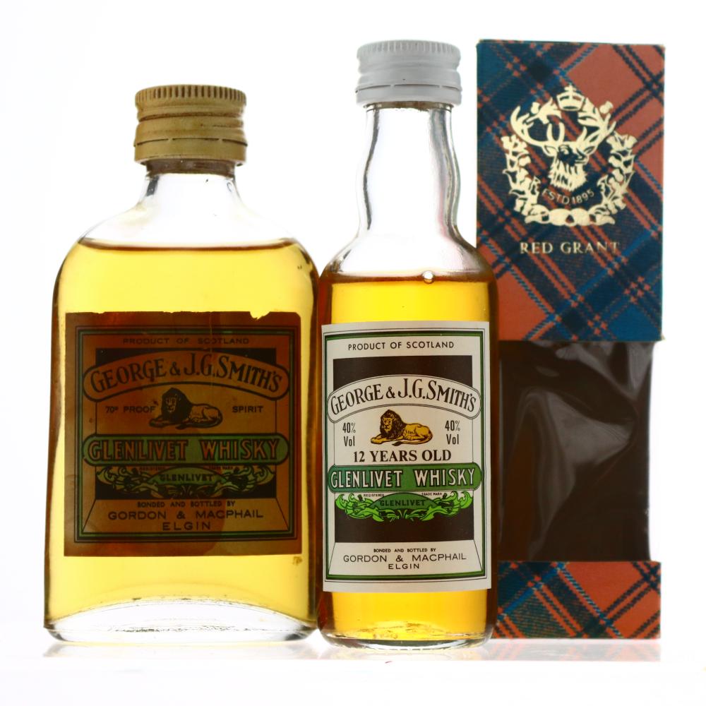 Glenlivet Gordon and MacPhail Miniatures x 2 1970-80s