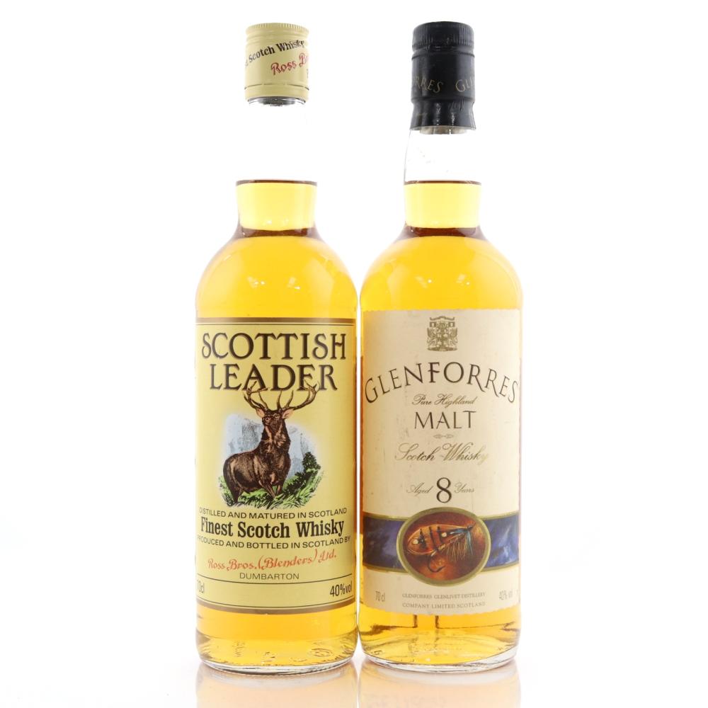 Glenforres 8 Year Old Pure Highland Malt & Scottish Leader Blend 2 x 70cl