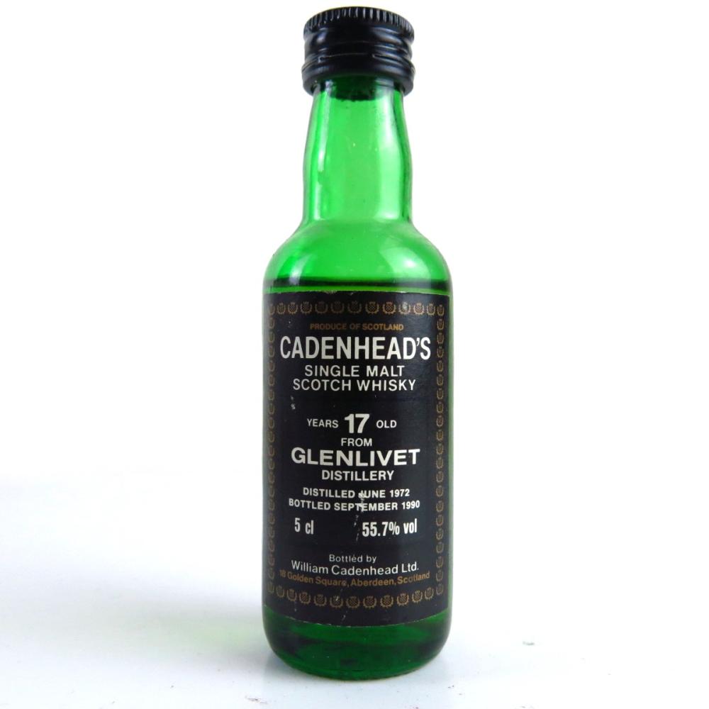 Glenlivet 1972 Cadenhead's 17 Year Old 5cl