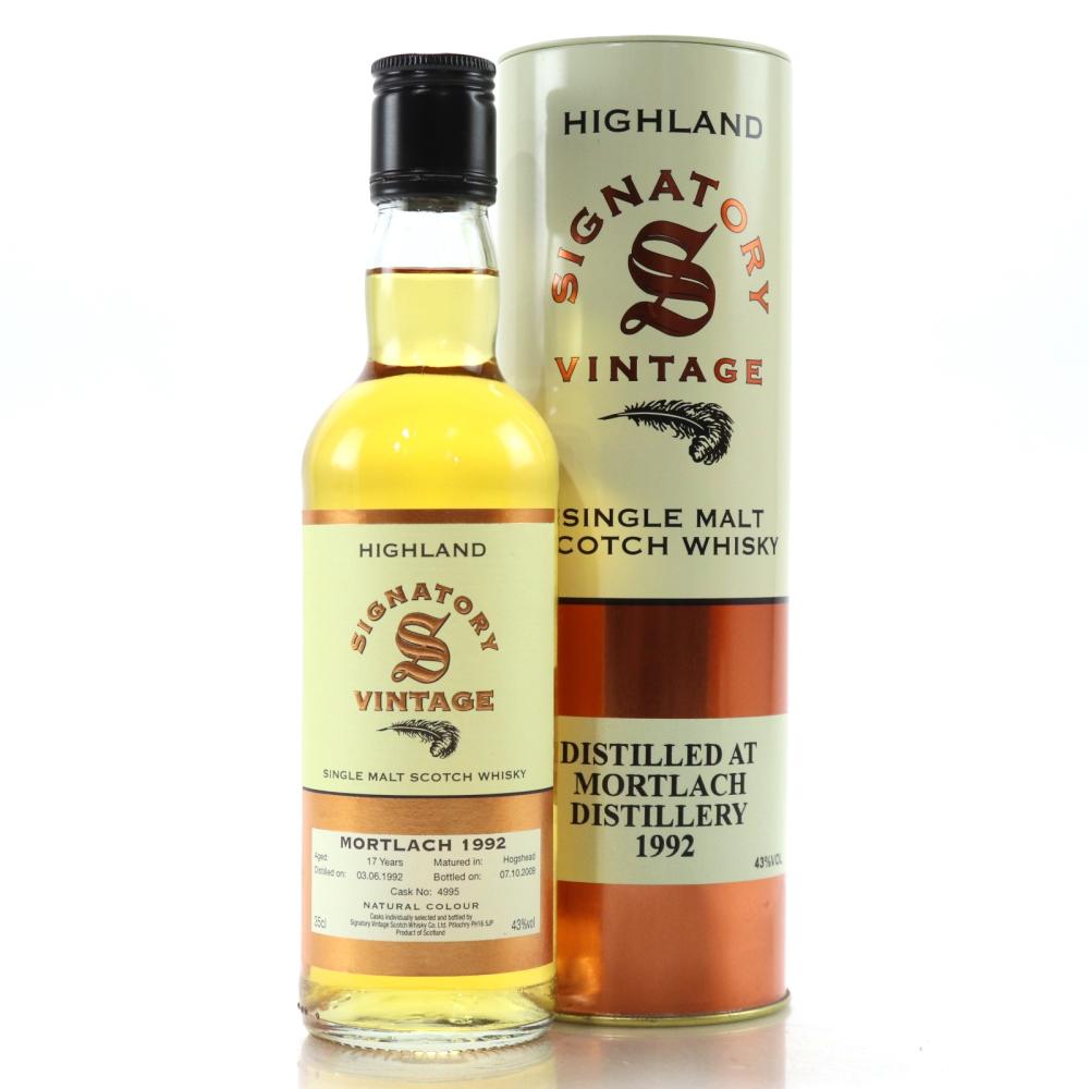 Mortlach 1992 Signatory Vintage 17 Year Old 35cl