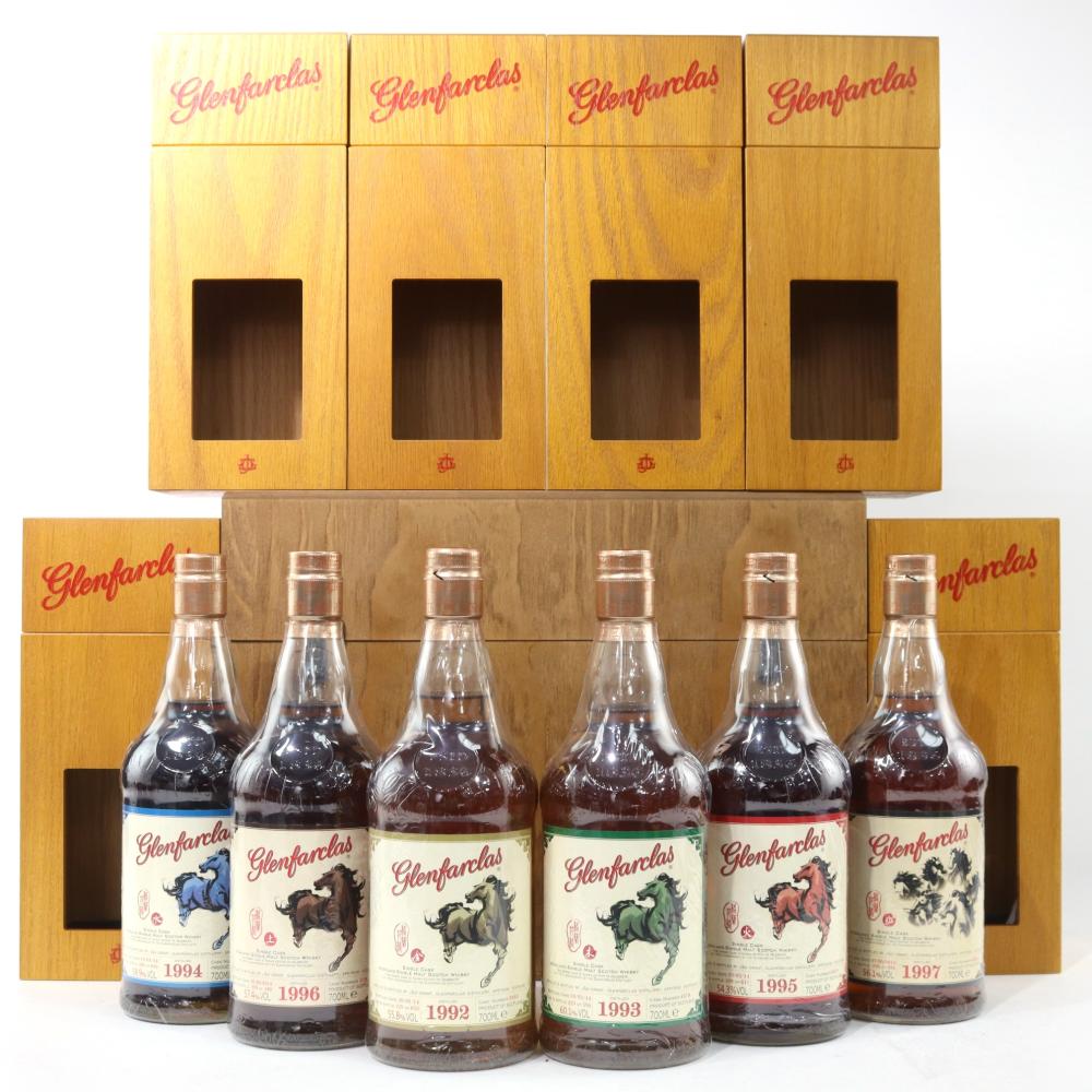 Glenfarclas Horse Series Single Casks 6 x 70cl / 178th Anniversary