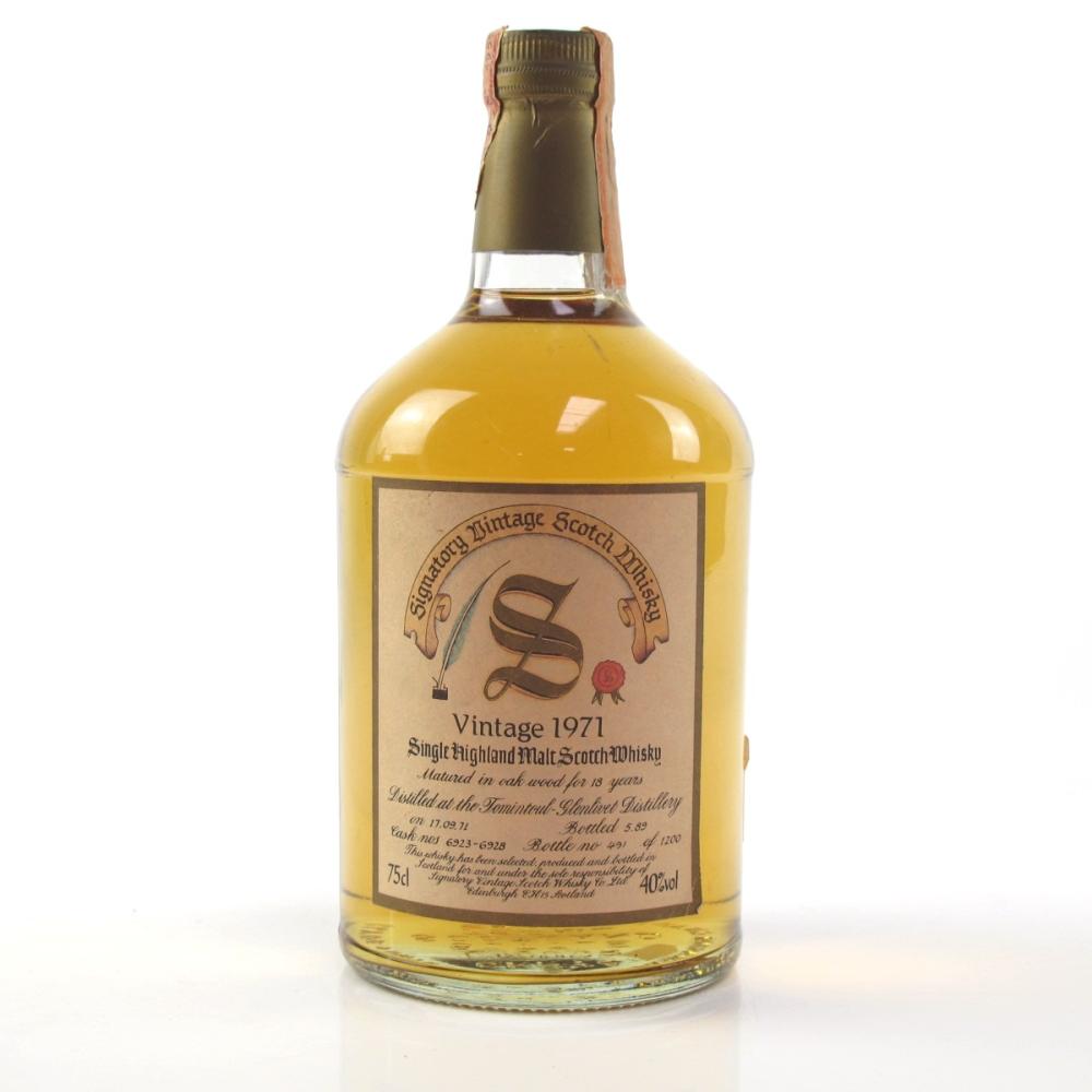 Tomintoul-Glenlivet 1971 Signatory Vintage 18 year old