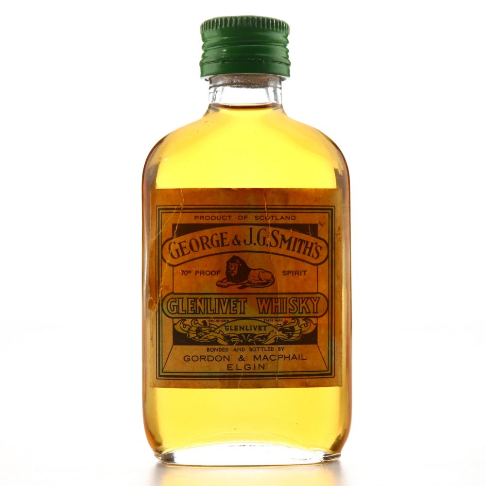 Glenlivet Gordon and MacPhail Miniature 1970s