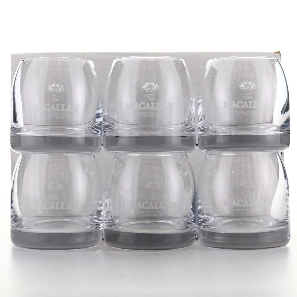 Macallan Branded Tumbler Glasses x 6