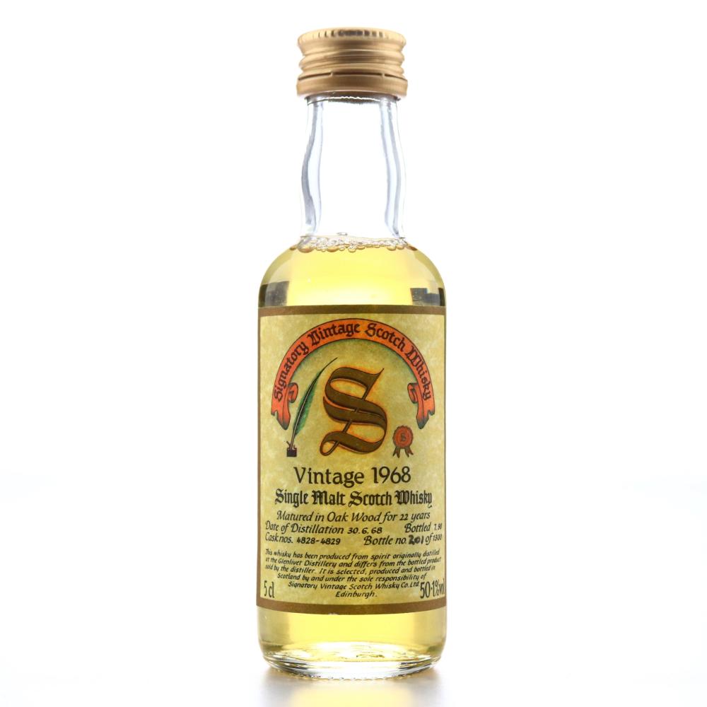 Glenlivet 1968 Signatory Vintage 22 Year Old Miniature 