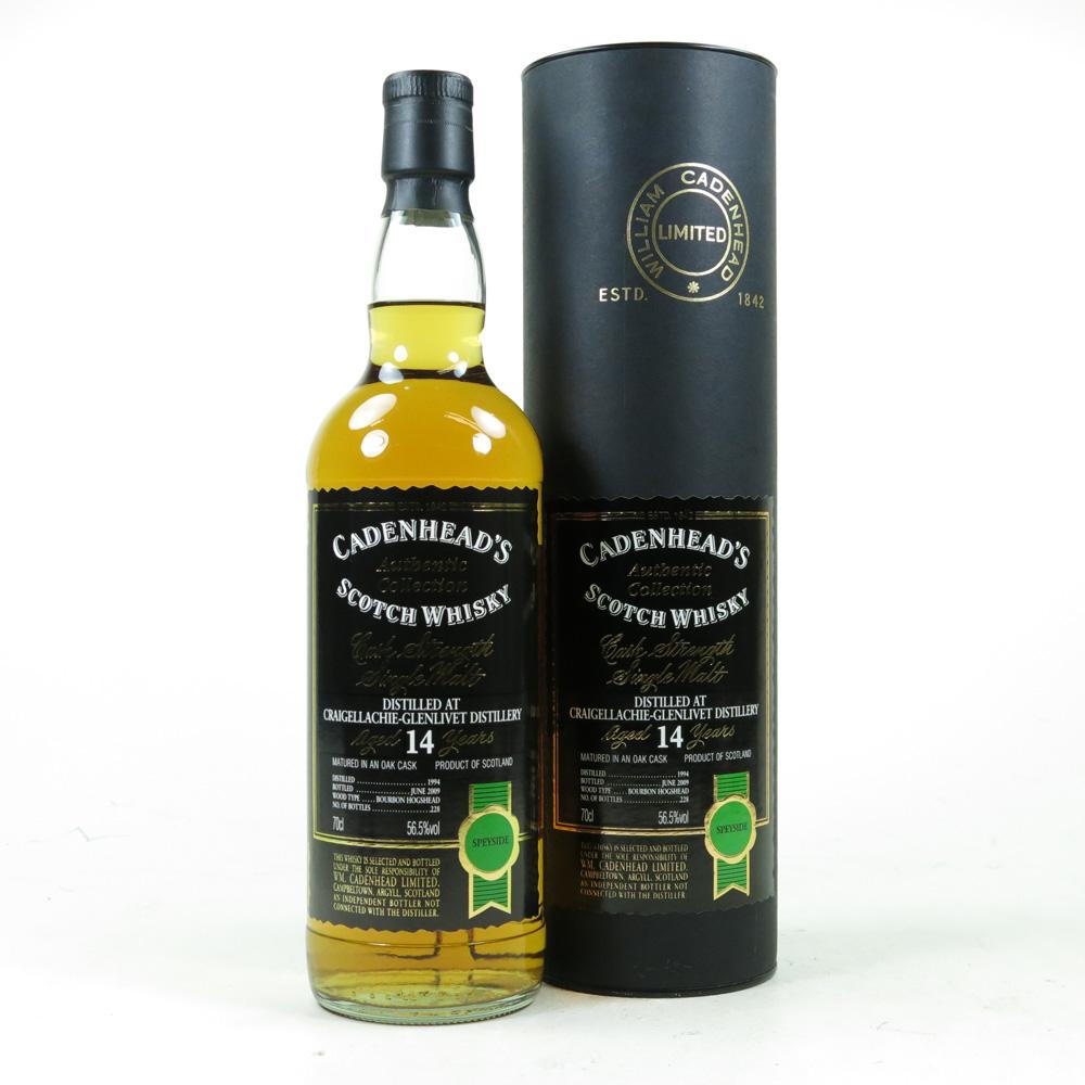 Craigellachie 1999 Cadenhead's 14 Year Old