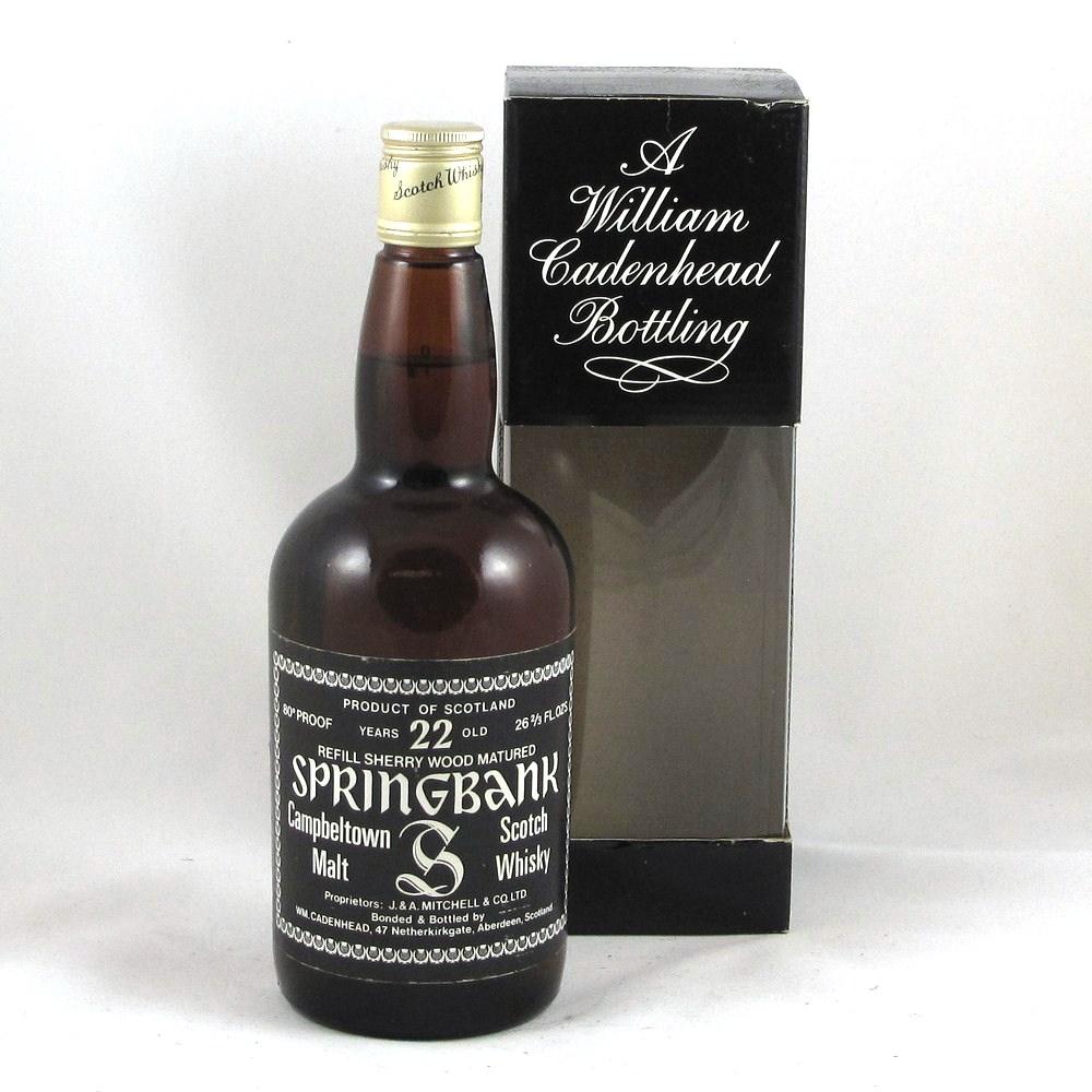Springbank 22 Year Old Cadenhead (26 2/3rd fl oz and 80 Proof)