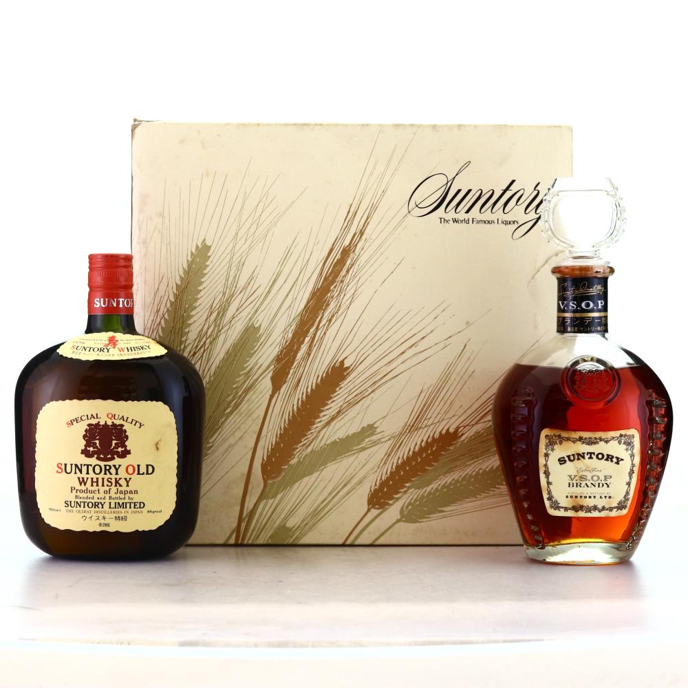 Suntory Old Whisky & VSOP Brandy 76cl & 72cl