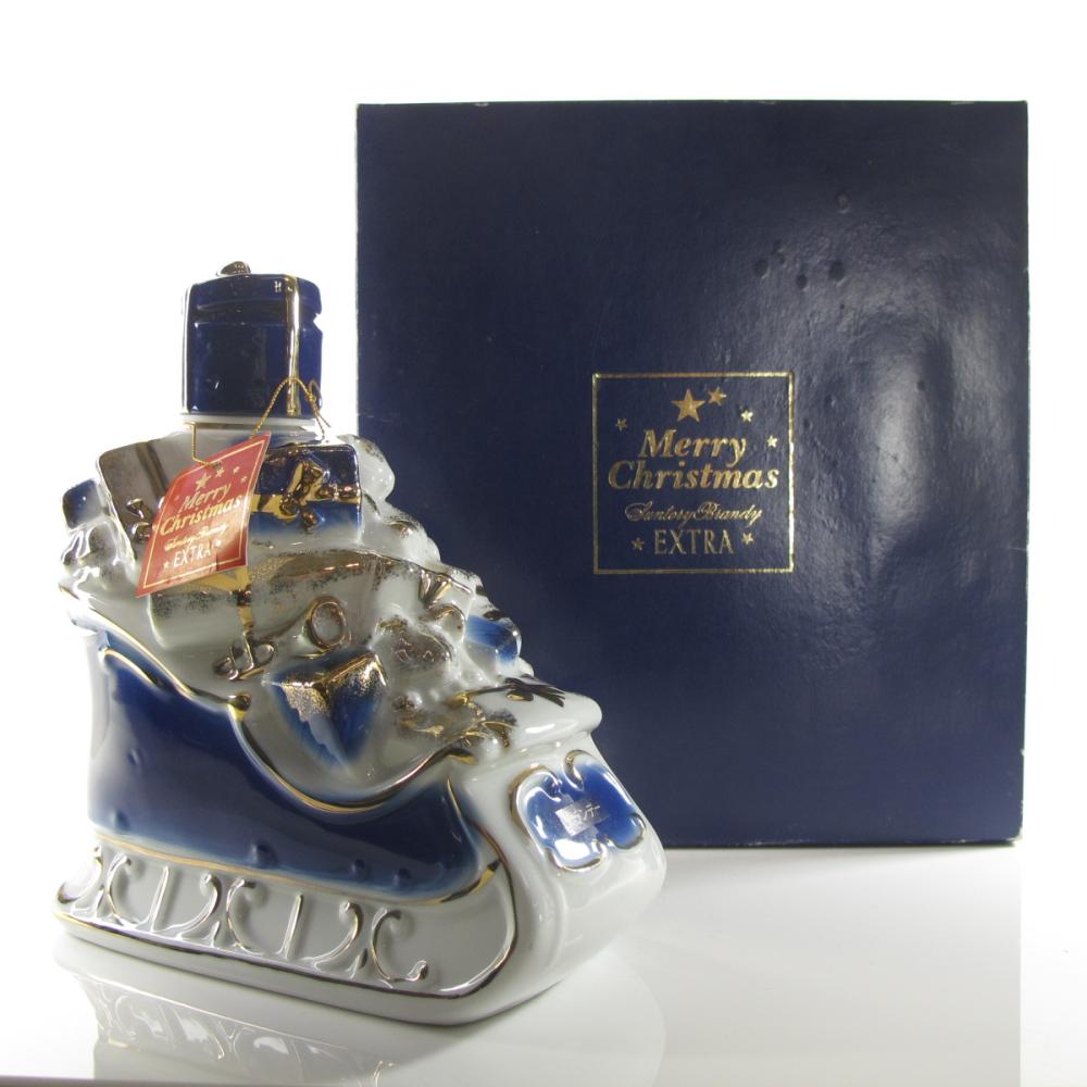 Suntory Brandy Extra Christmas Decanter