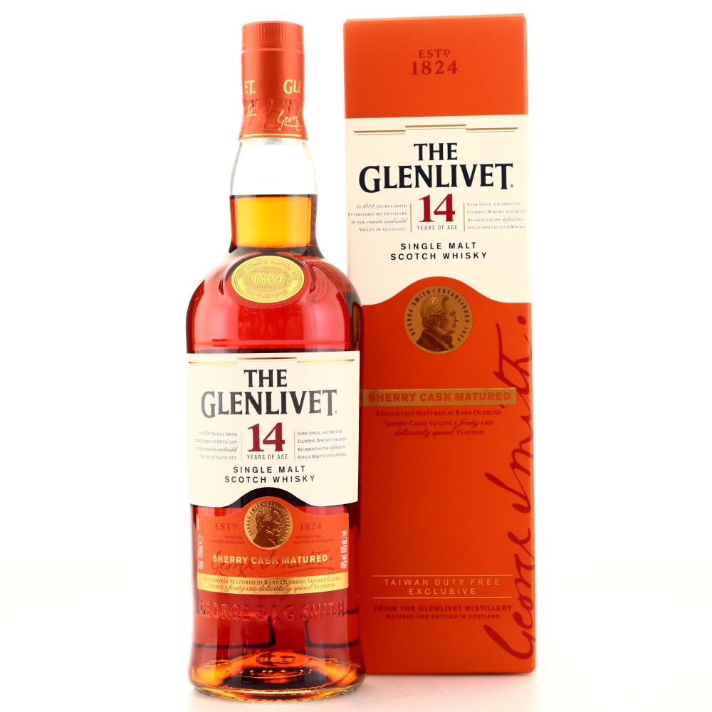 Glenlivet 14 Year Old Sherry Cask Matured / Taiwan Exclusive