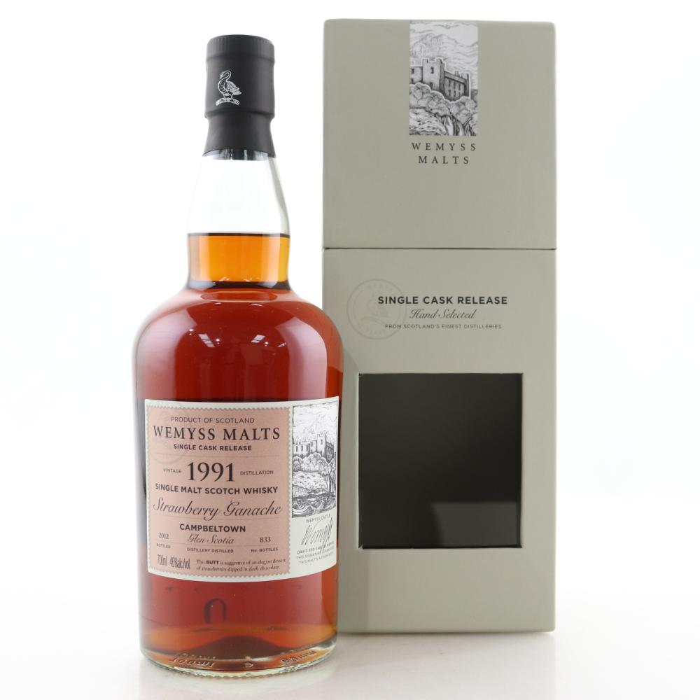 Glen Scotia 1991 Wemyss Malts / Strawberry Ganache