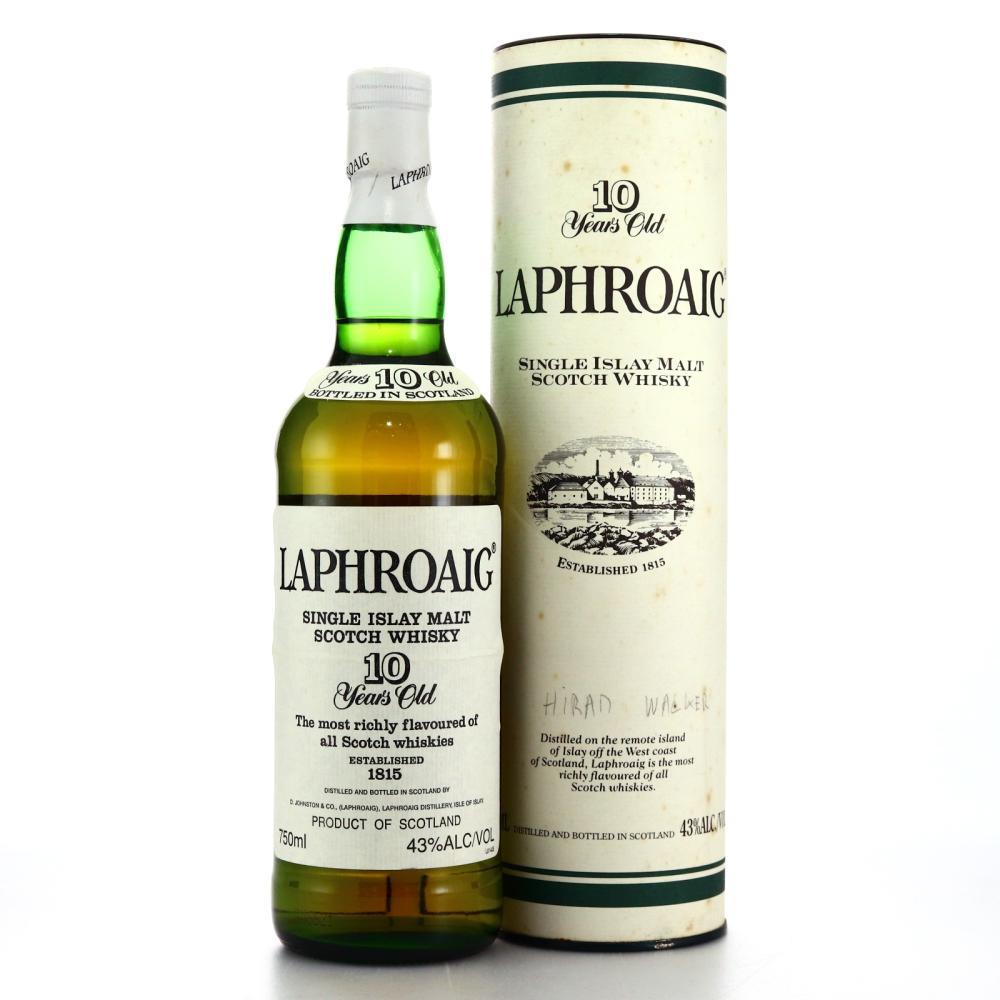 Laphroaig 10 Year Old Pre-Royal Warrant 75cl / Hiram Walker Import, US
