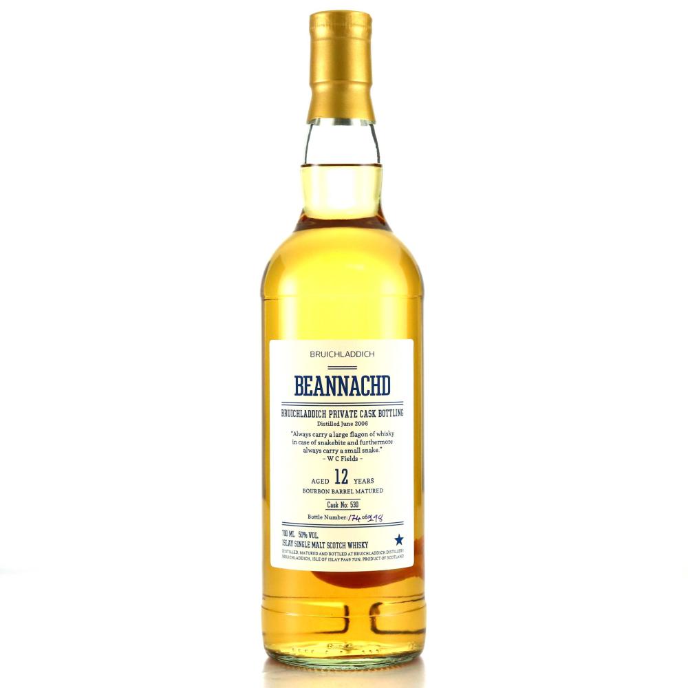 Bruichladdich 2006 Private Cask 12 Year Old #530 / Beannachd