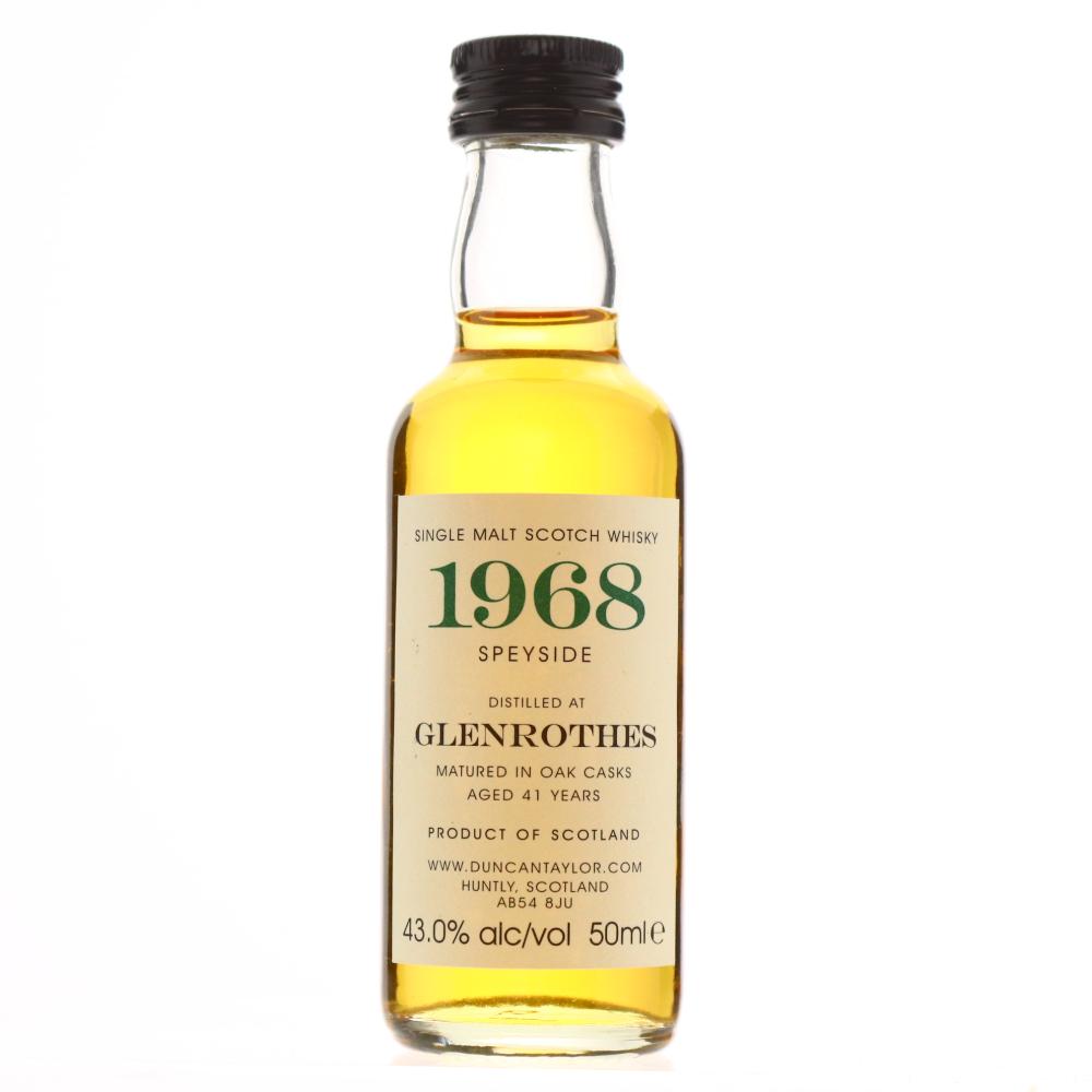 Glenrothes 1968 Duncan Taylor 41 Year Old Miniature