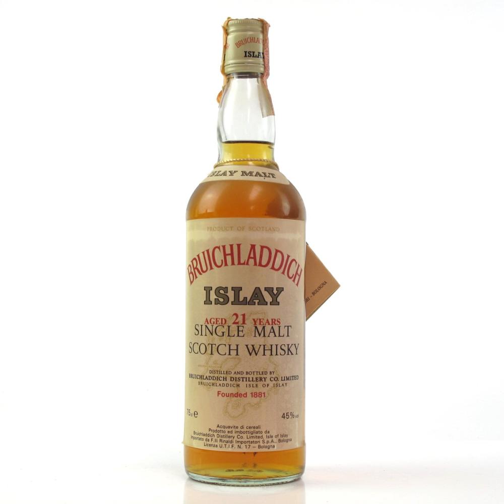 Bruichladdich 21 Year Old Rinaldi Import