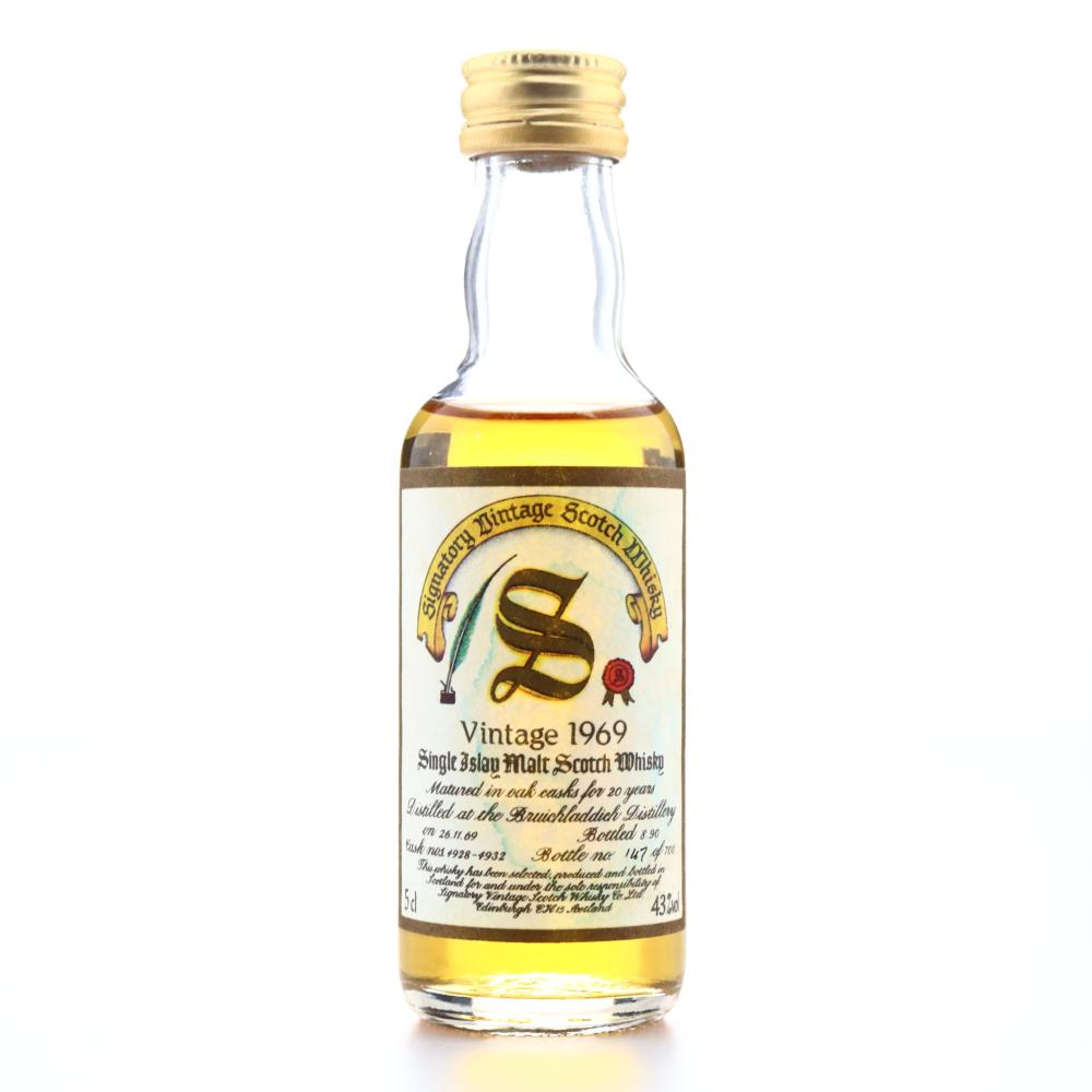 Bruichladdich 1969 Signatory Vintage 20 Year Old Miniature 