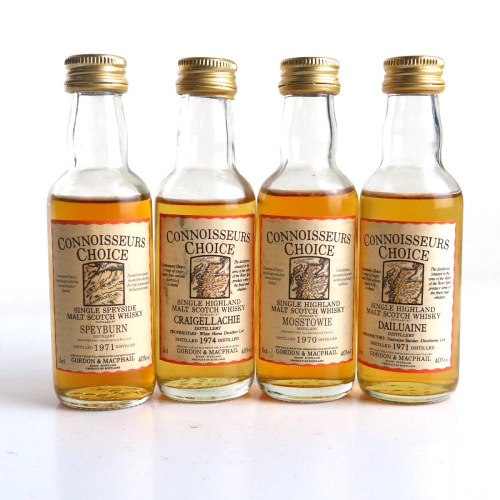 Gordon and MacPhail Speyside Miniature Selection 4 x 5cl