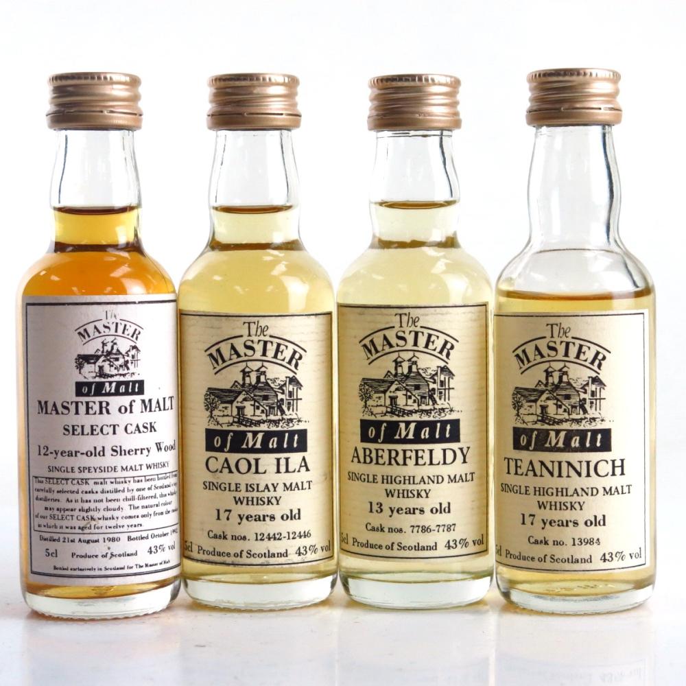 Master Of Malt Miniature Selection 4 x 5cl