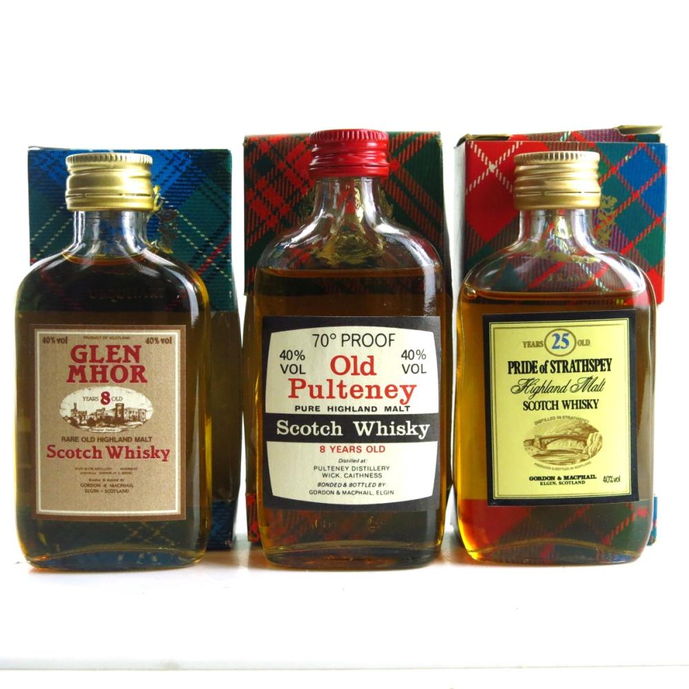 Gordon And MacPhail Highland Miniature Selection 3 x 5cl