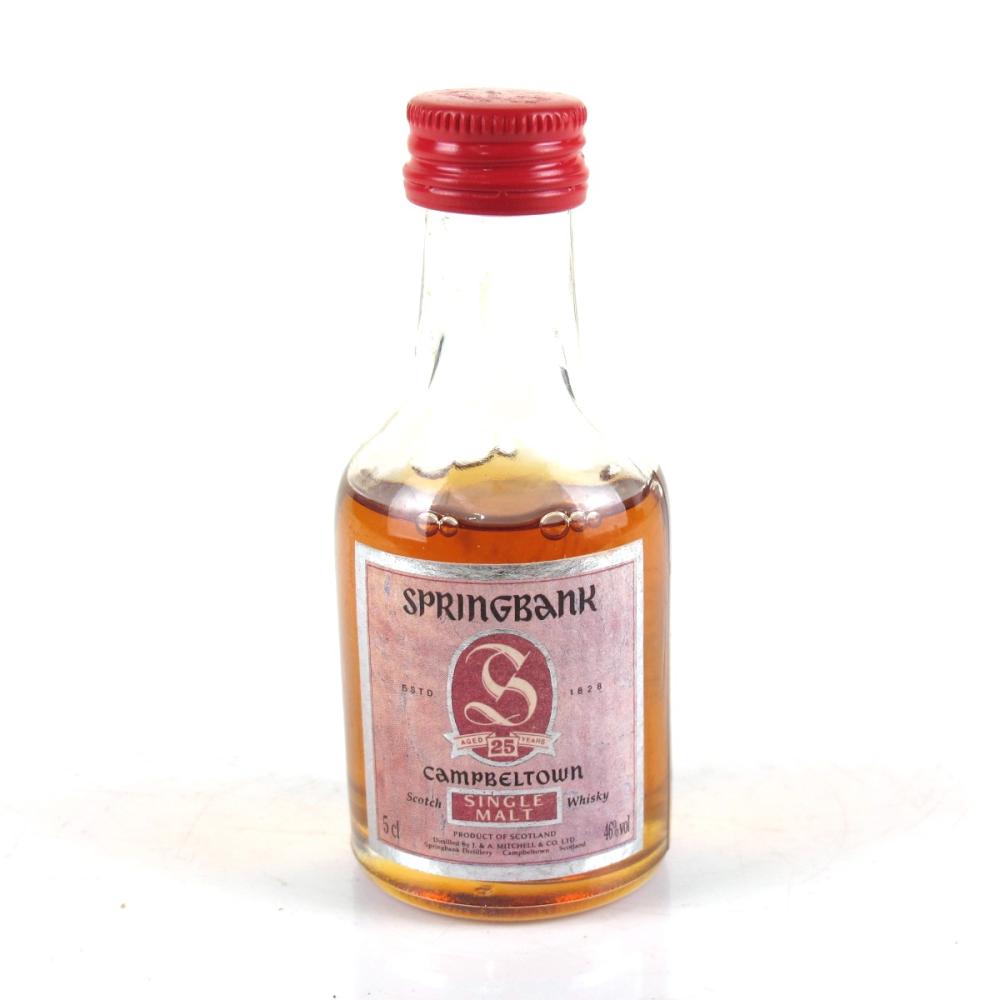 Springbank 25 Year Old 1990s Miniature 5cl
