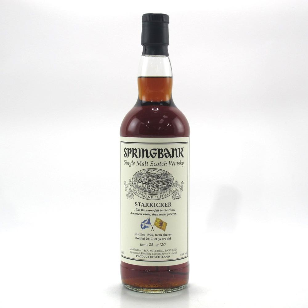 Springbank 1996 Single Cask 21 Year Old / Starkicker 56%