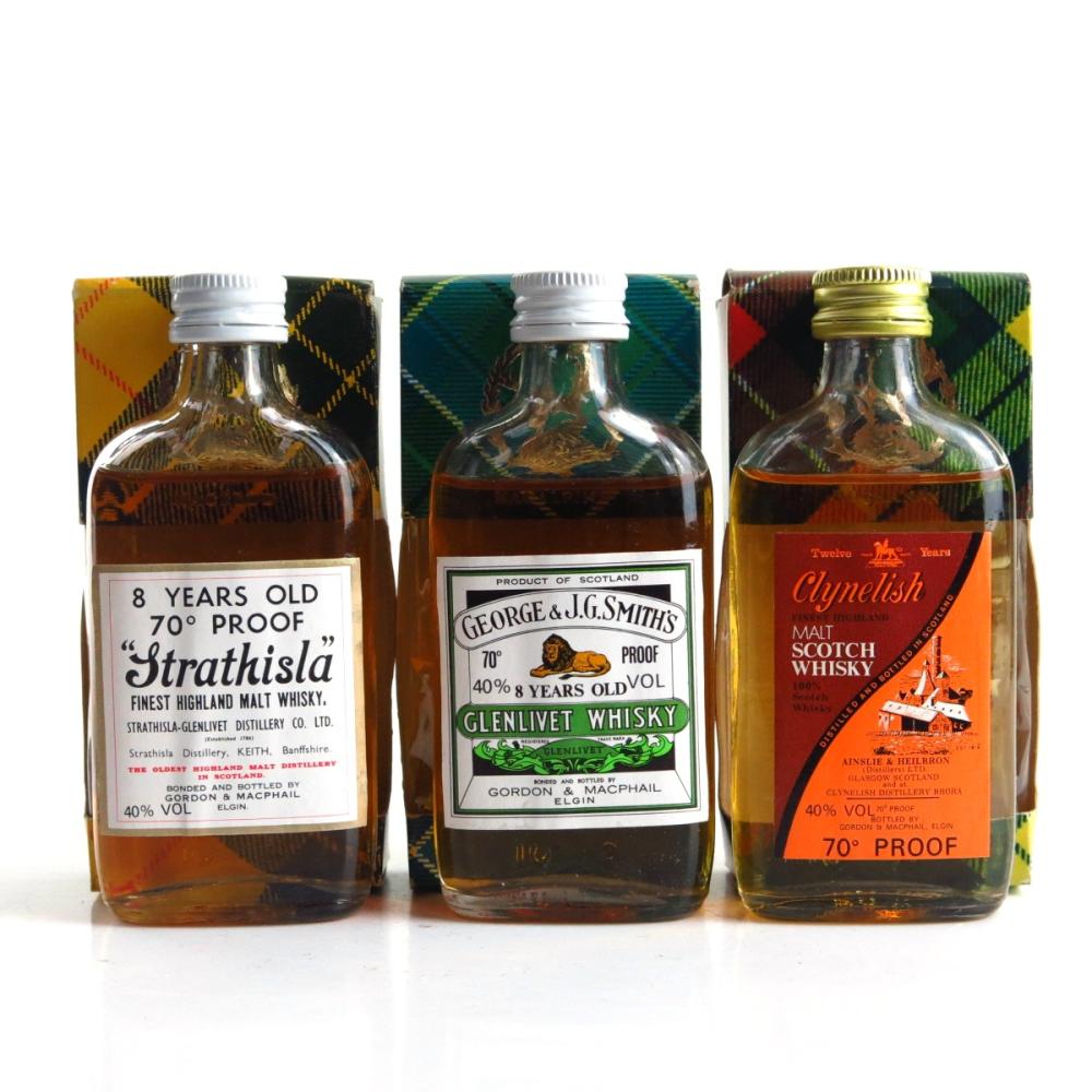 Gordon And MacPhail Miniature Selection 3 x 5cl / Including Clynelish 70 Proof
