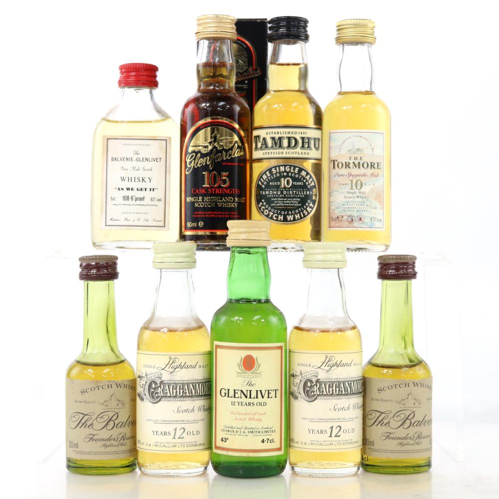 Speyside Miniature Selection x 9
