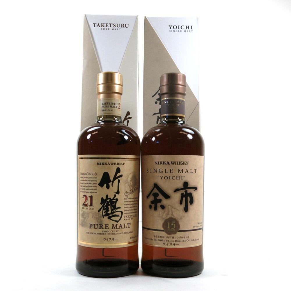 Taketsuru 21 Year Old / Yoichi 15 Year Old / 2 x 70cl